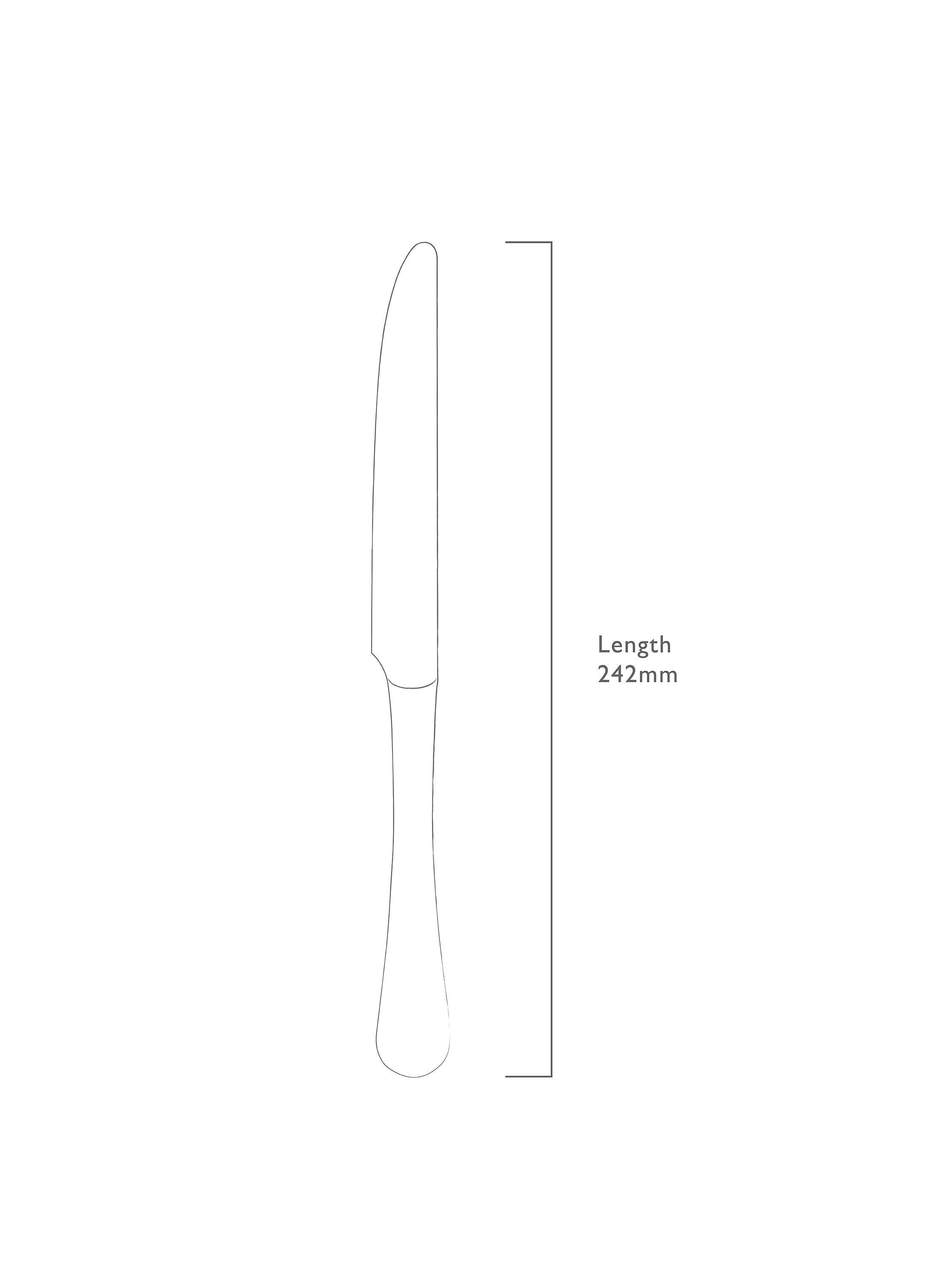 Robert Welch Radford table knife 12cm, UK version
