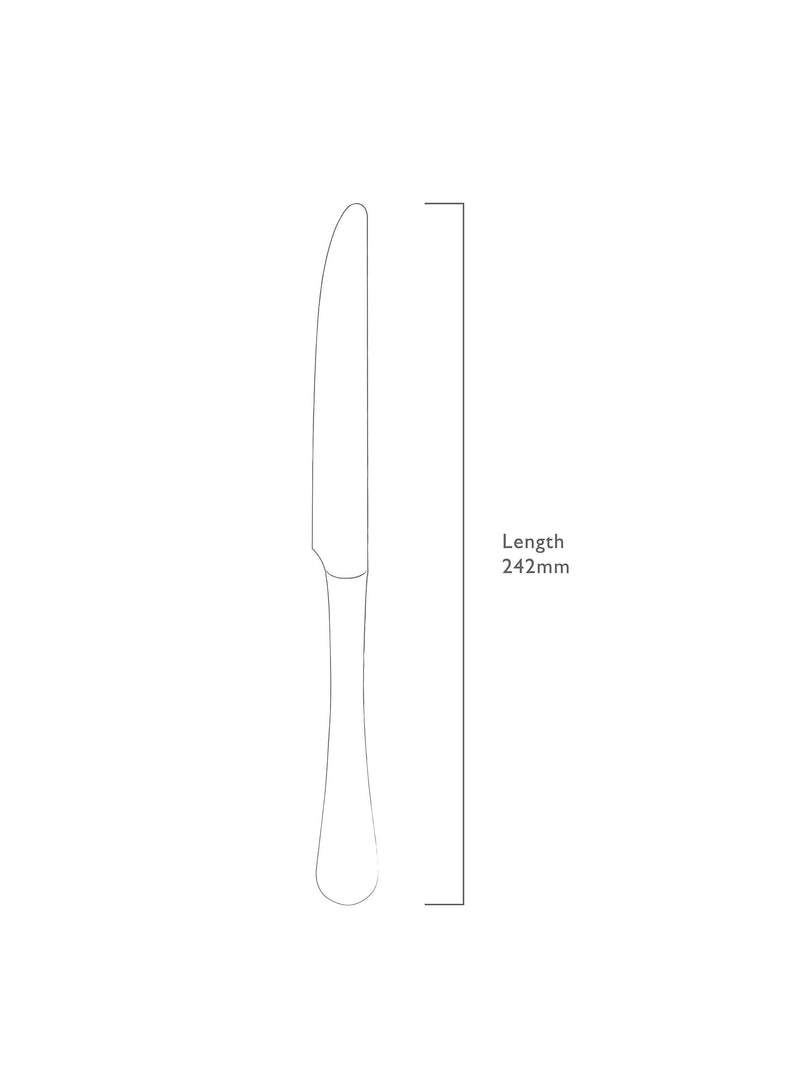 Robert Welch Radford table knife 12cm, UK version