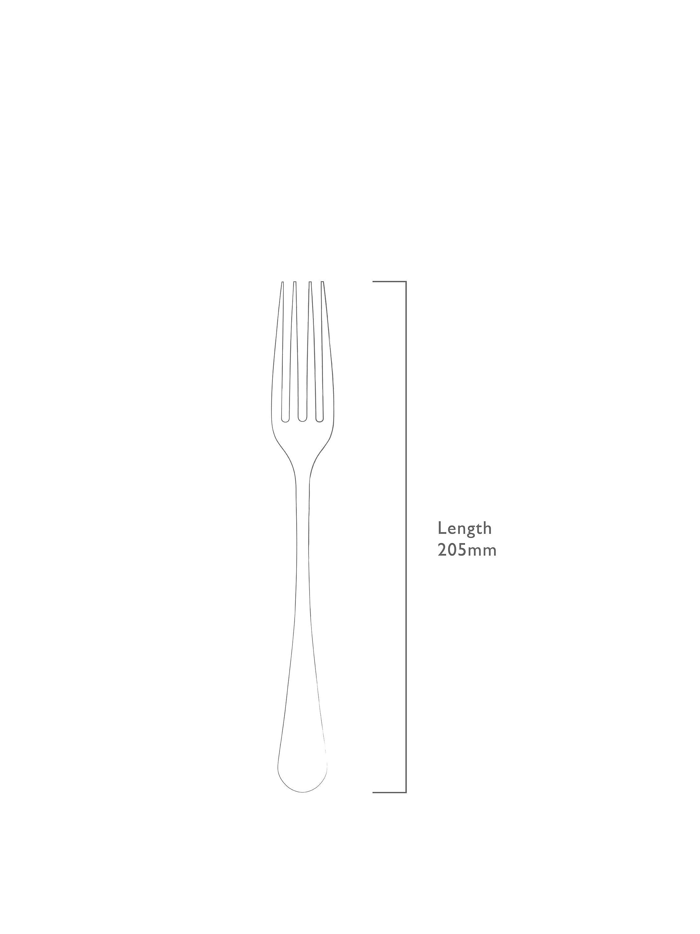 Robert Welch Radford table fork 20.5cm, UK version
