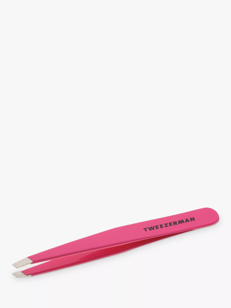 Tweezerman Slant Tweezer Pink, imported from the UK