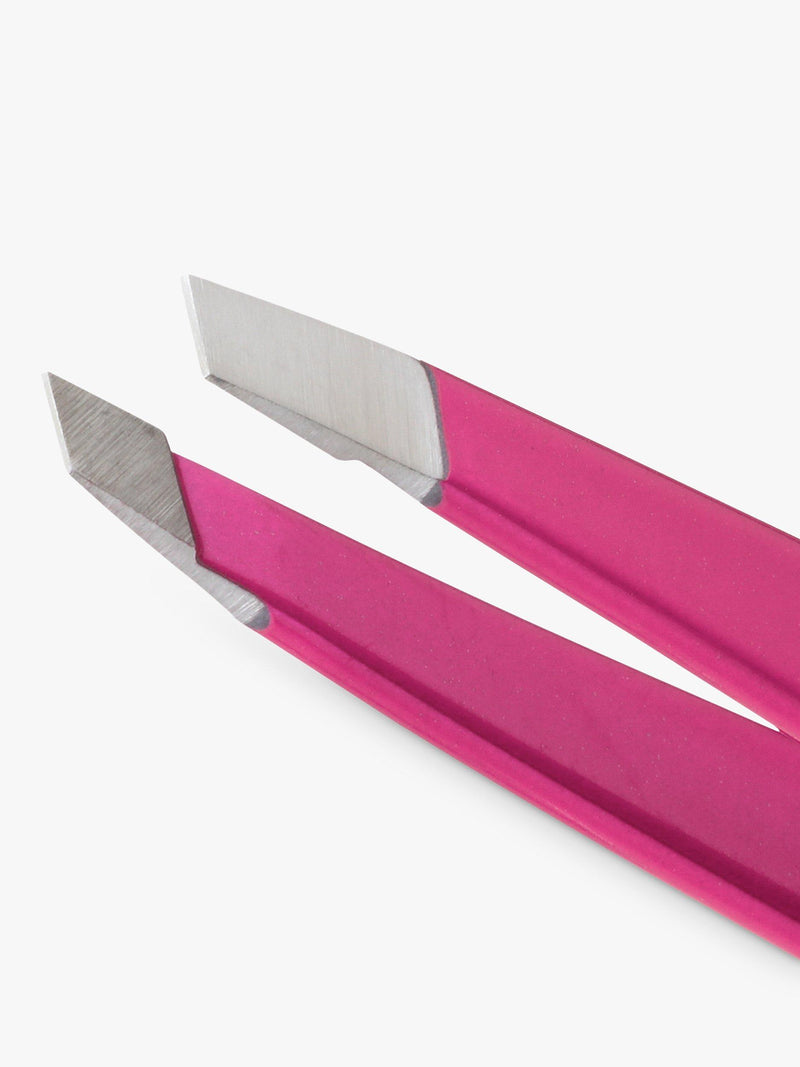 Tweezerman Slant Tweezer Pink, imported from the UK