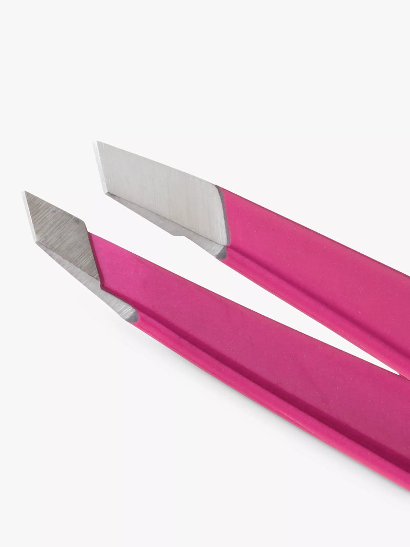 Tweezerman Slant Tweezer Pink, imported from the UK