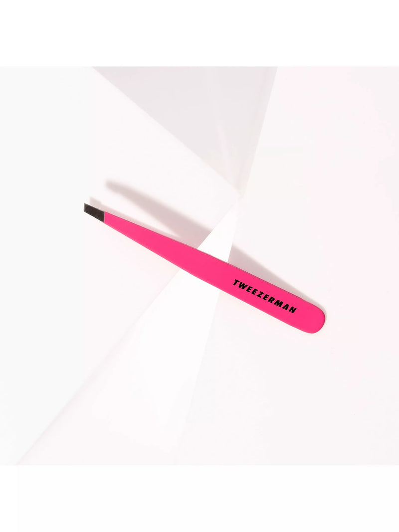 Tweezerman Slant Tweezer Pink, imported from the UK