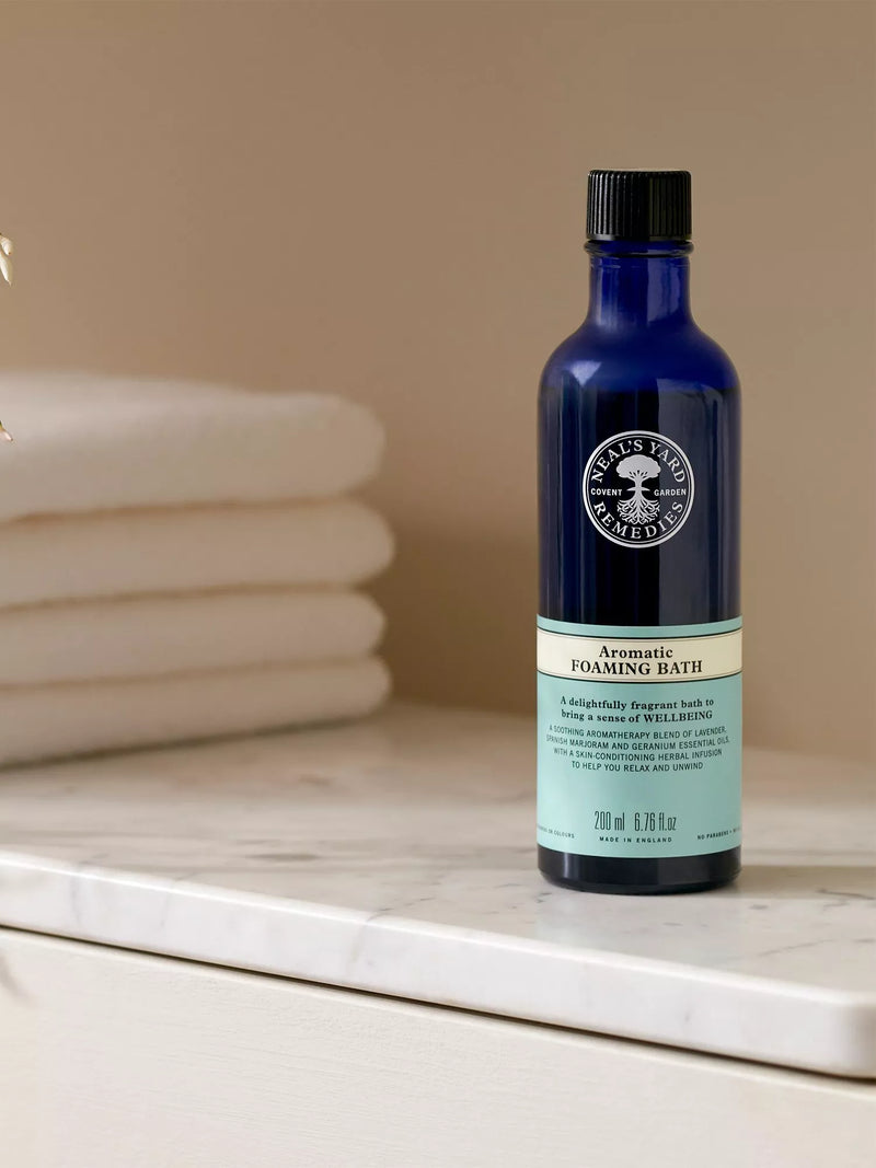 Neal's Yard Remedies aromatic foaming bath 200ml imported from the UK