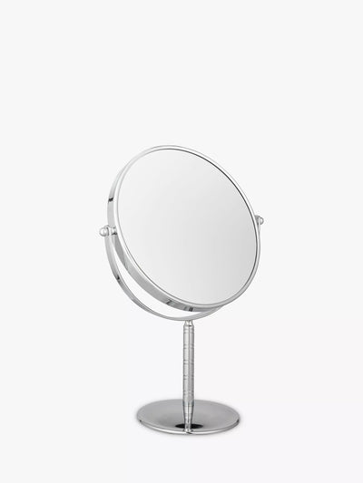 John Lewis Stående Krom Forstørrelsesspeil, 7x Forstørrelse, 19cm Diameter - Kjøp på nett hos McGrocer