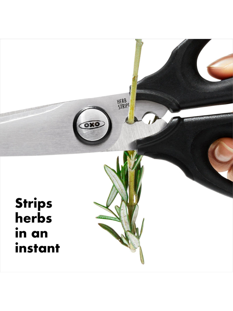 OXO Good Grips kitchen and herb scissors, imported from the UK