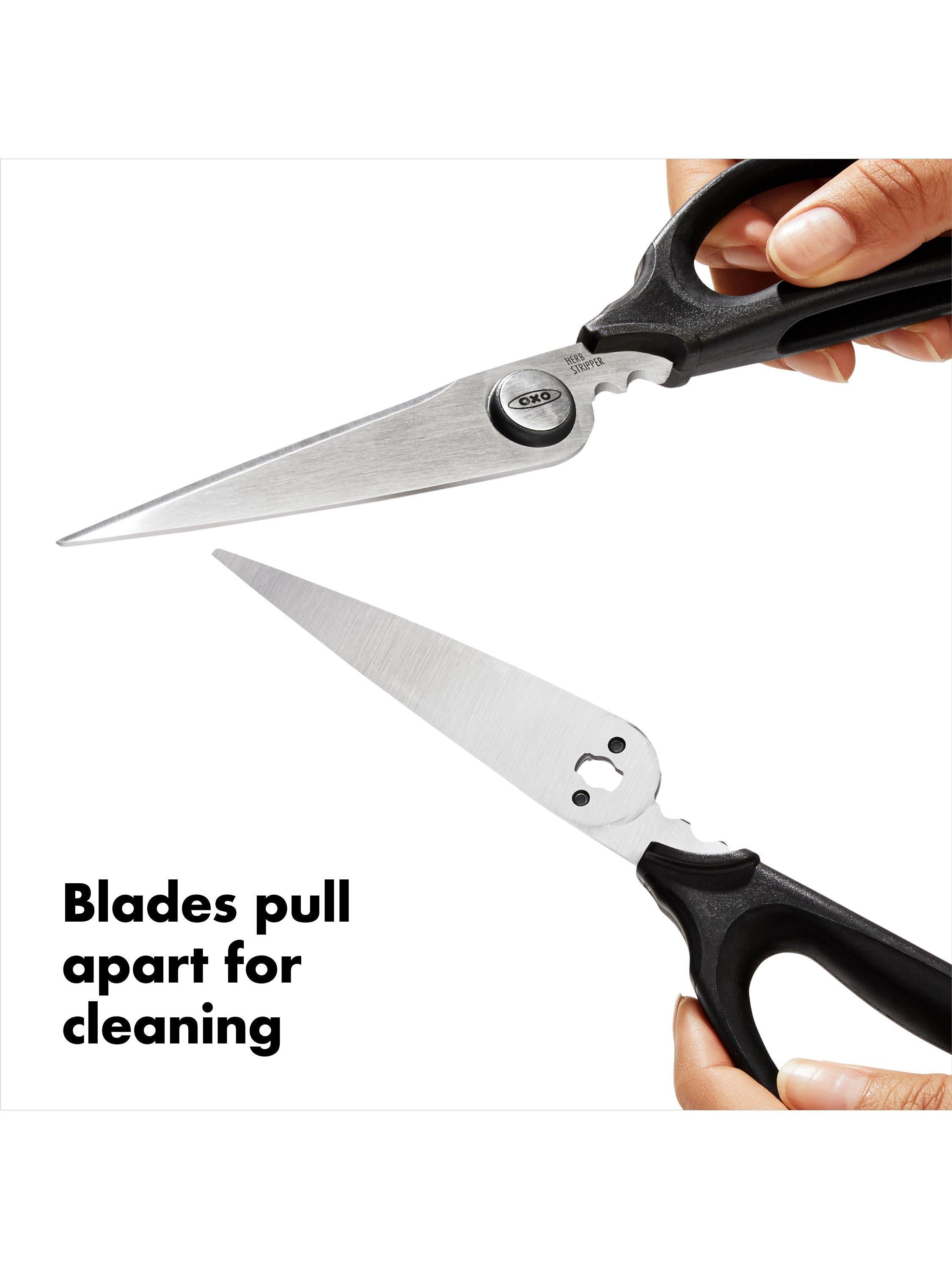 OXO Good Grips kitchen and herb scissors, imported from the UK