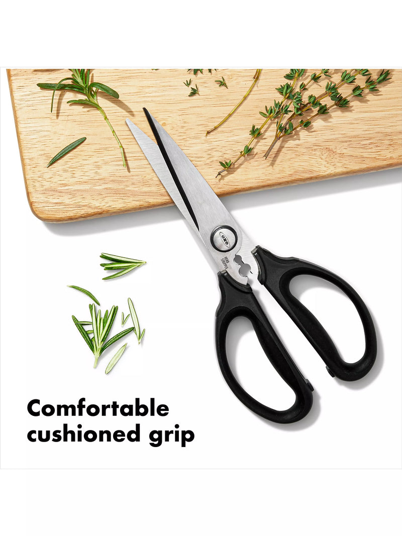 OXO Good Grips kitchen and herb scissors, imported from the UK