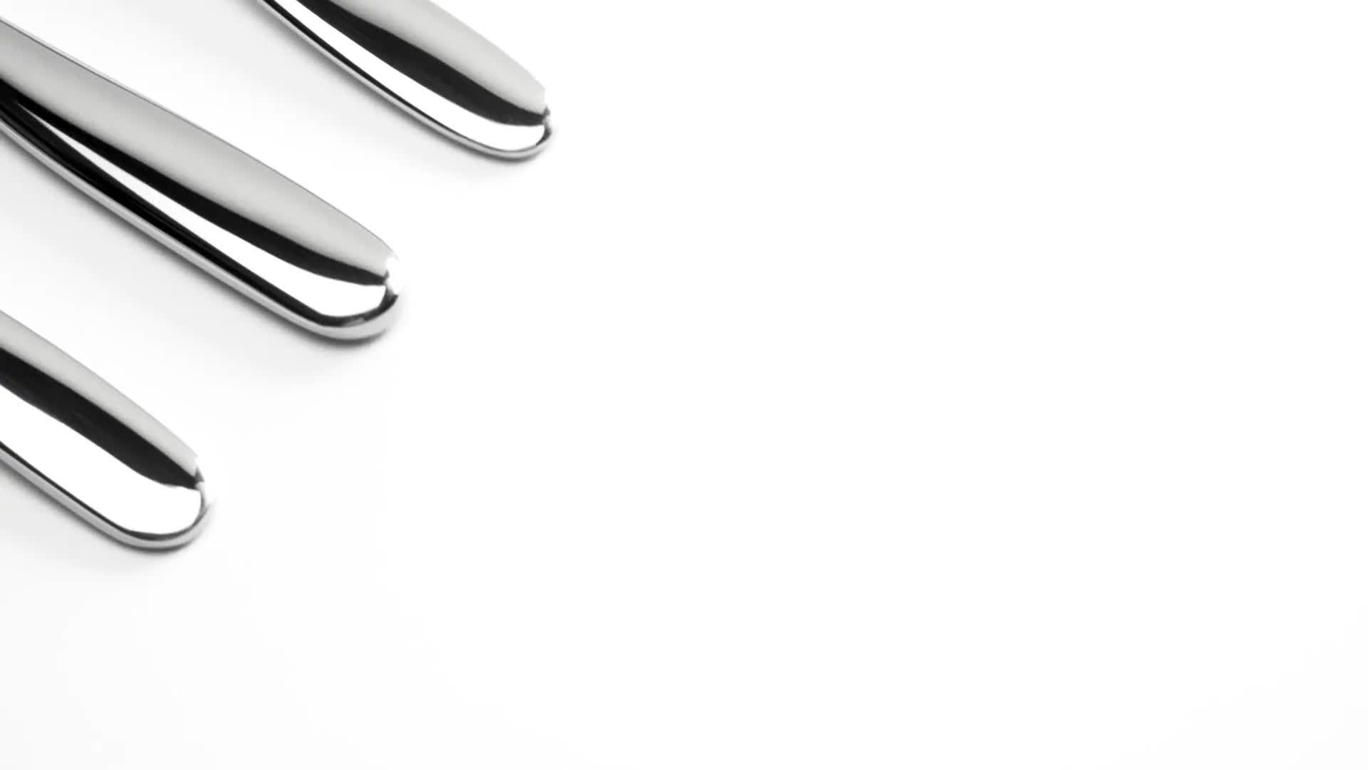 Robert Welch Stanton Bright stainless steel soup spoon - British product