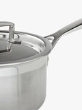 Le Creuset 3-ply stainless steel lidded saucepan, UK version