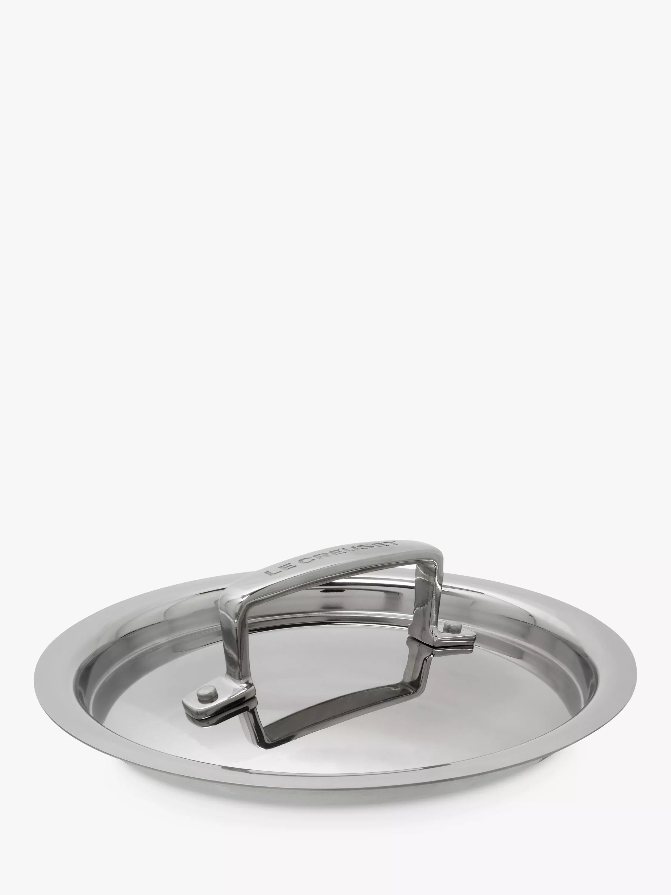 Le Creuset stainless steel lidded saucepan 14cm, UK version