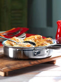 Le Creuset 3-Ply Stainless Steel Sauté Pan with Lid 24cm, UK version