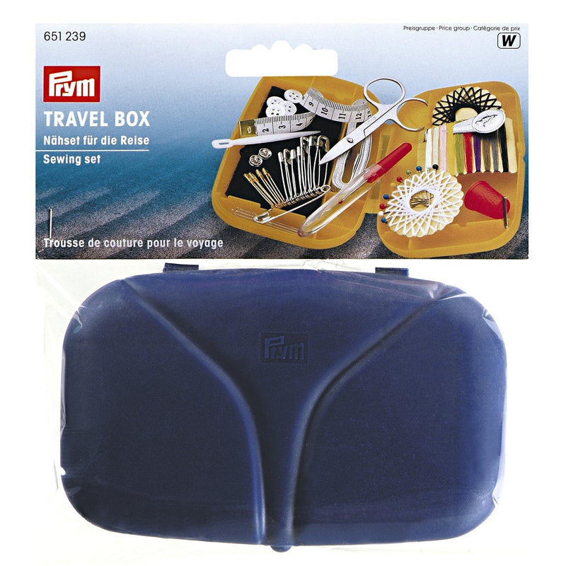Prym travel sewing box medium assorted colours (British brand)
