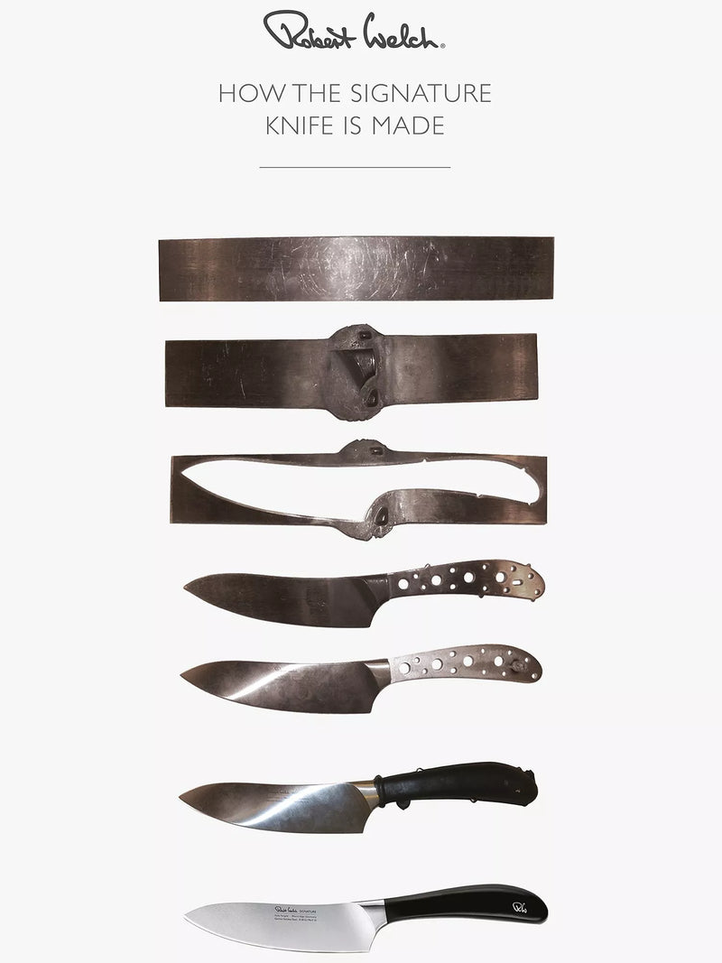 Robert Welch signature serrated utility knife 12cm, imported from the UK