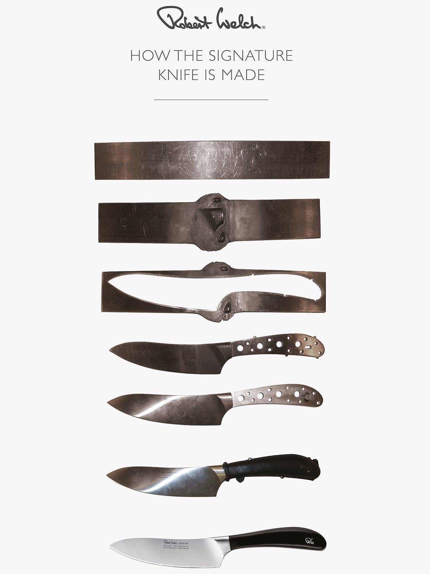 Robert Welch signature serrated utility knife 12cm, imported from the UK