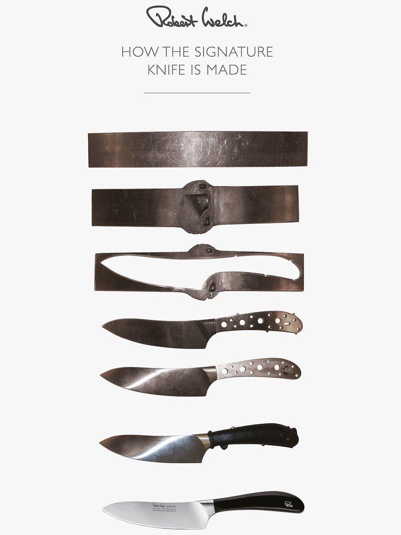 Robert Welch signature serrated utility knife 12cm, imported from the UK