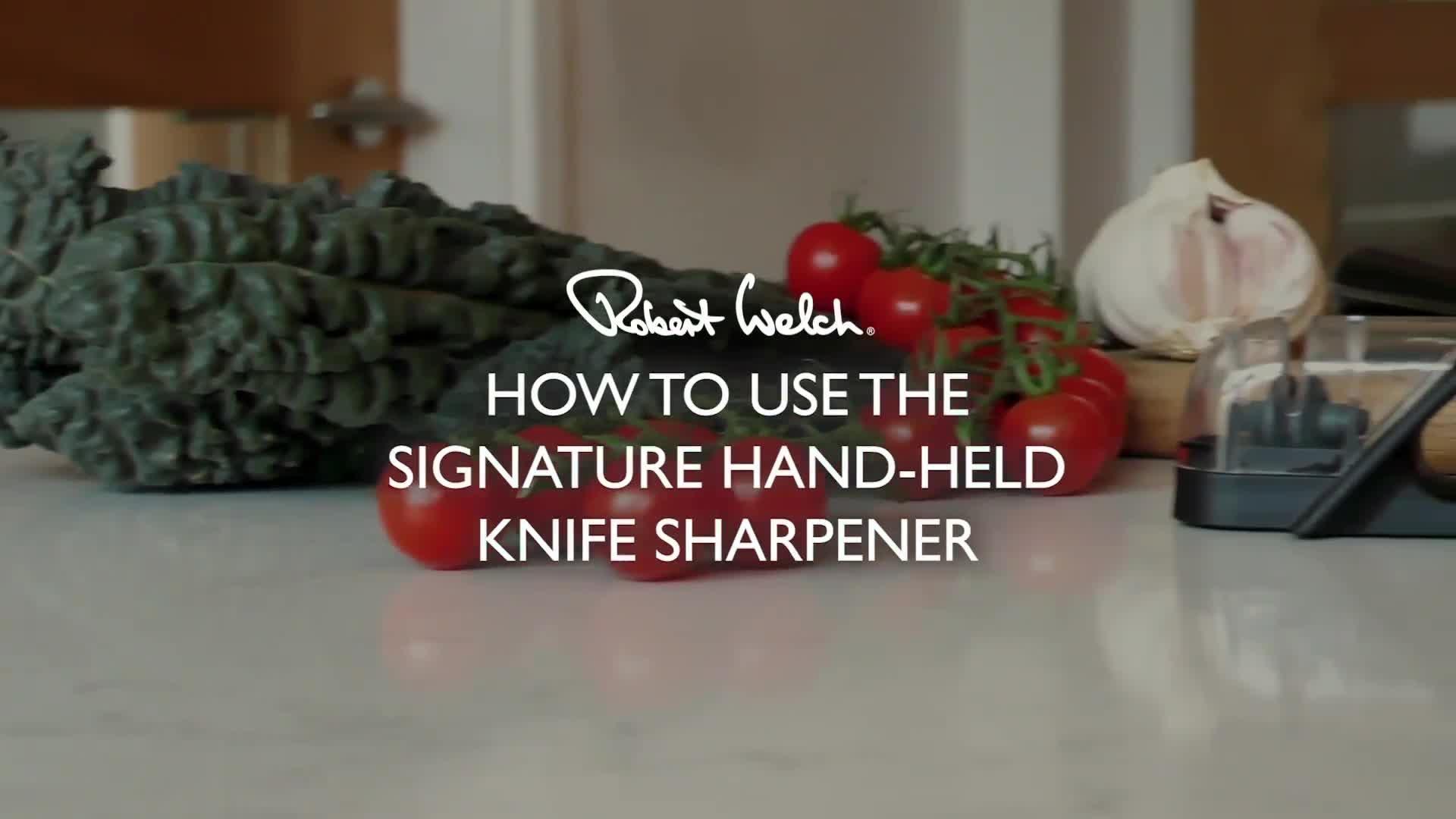 Robert Welch Stainless Steel Carving Fork 18cm, imported from the UK
