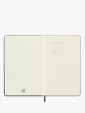 Moleskine large plain hard cover notebook 240 pages - British product