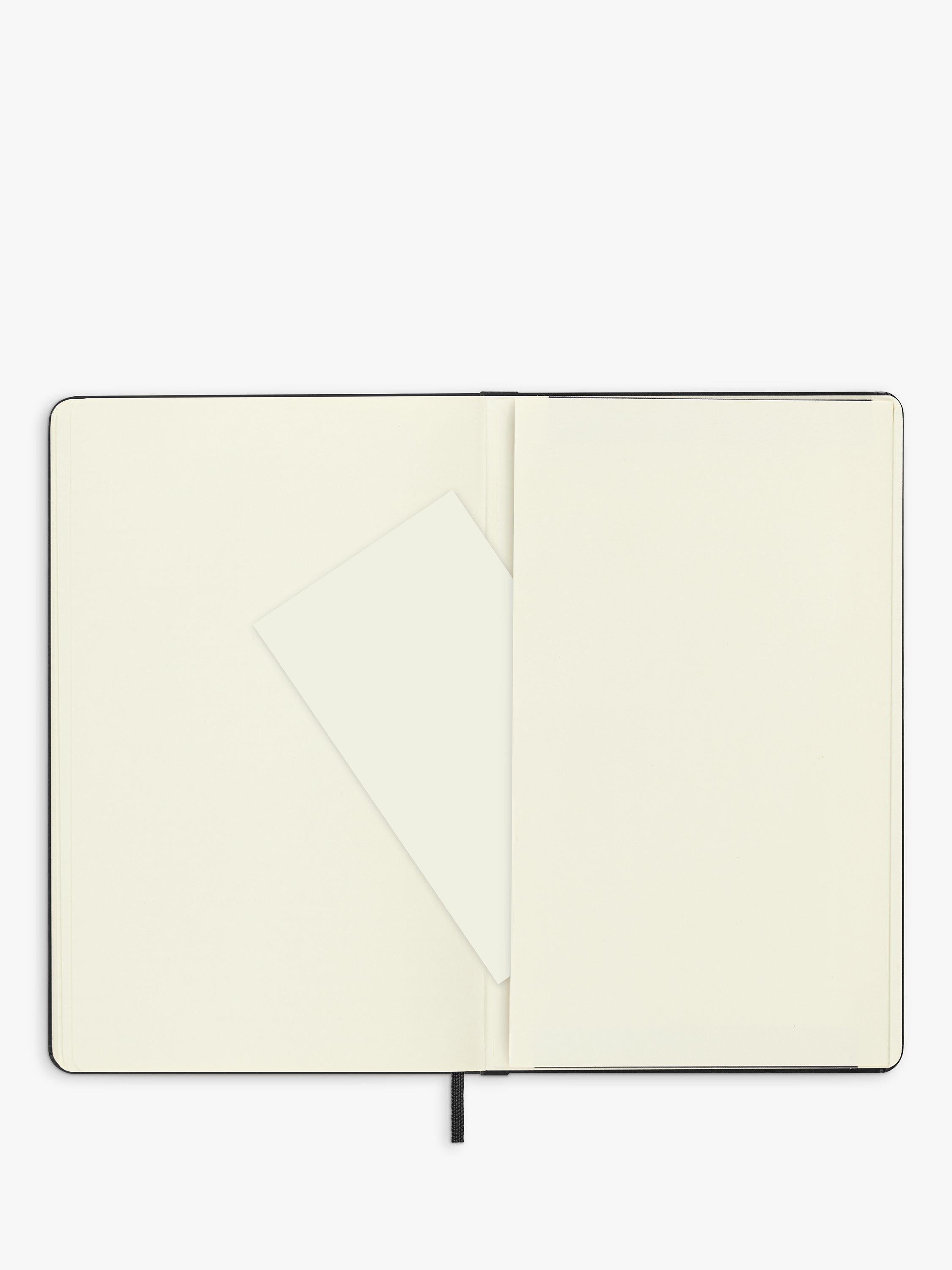 Moleskine large plain hard cover notebook 240 pages - British product