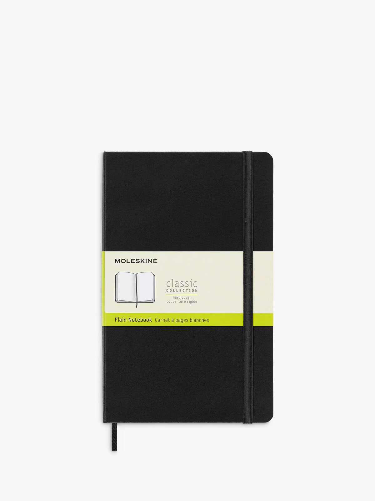Moleskine large plain hard cover notebook 240 pages - British product