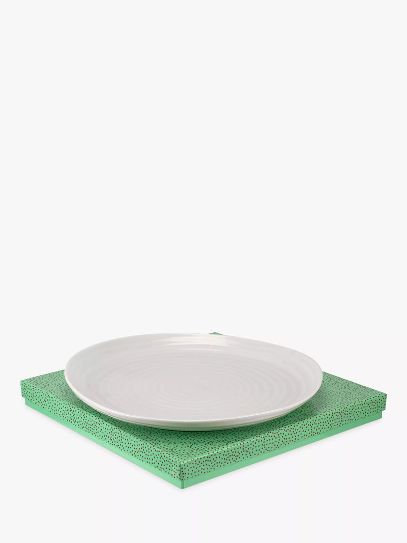 Sophie Conran for Portmeirion porcelain platter white 30.5cm, imported from the UK