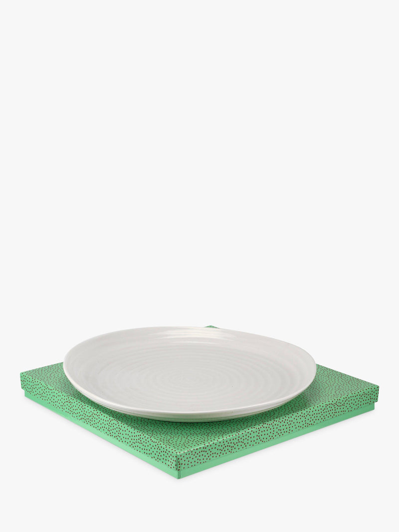 Sophie Conran for Portmeirion porcelain platter white 30.5cm, imported from the UK