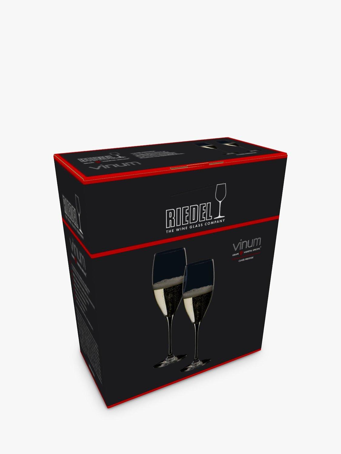 RIEDEL Vinum Cuvee Prestige wine glasses 230ml set of 2, UK version
