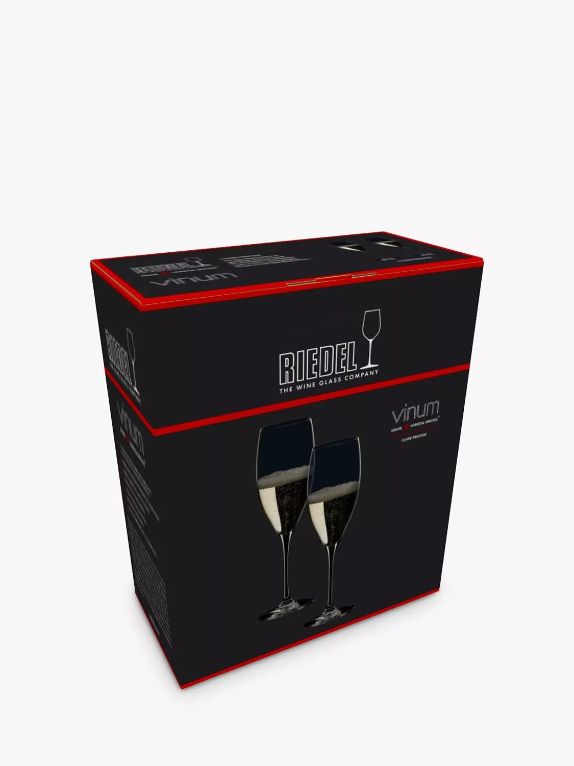 RIEDEL Vinum Cuvee Prestige wine glasses 230ml set of 2, UK version