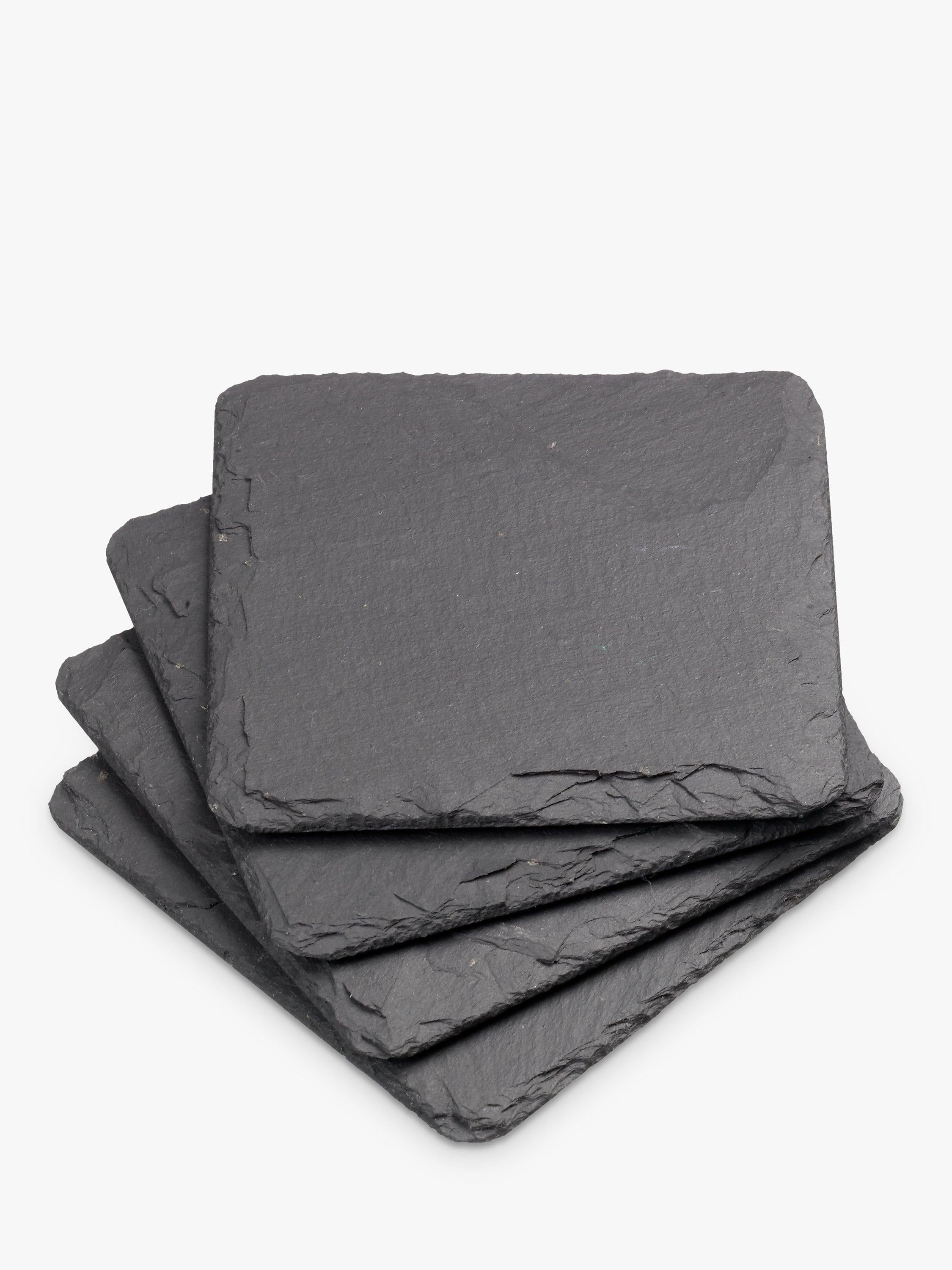 Selbrae House black slate coasters set of 4 - British product