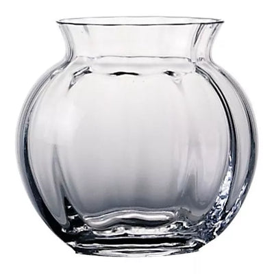 John Lewis Dartington Crystal Florabundance Anenome Vase, H12.5cm, Clear