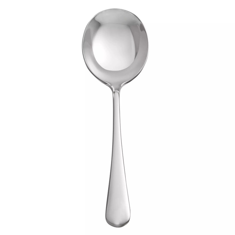 Arthur Price Old English stainless steel soup spoon, imported from the UK