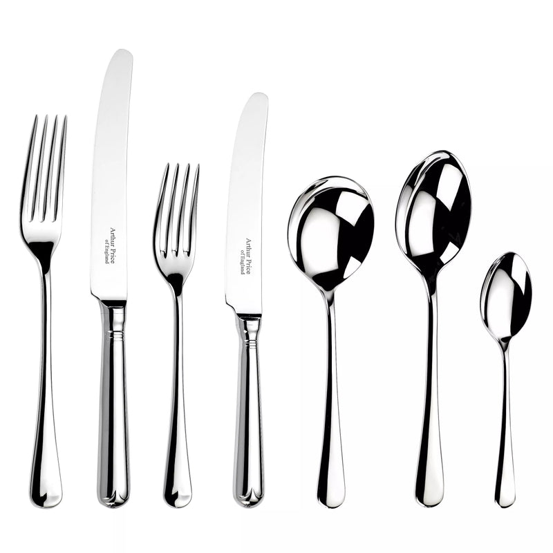 Arthur Price Old English stainless steel teaspoon 13.4cm, imported from the UK