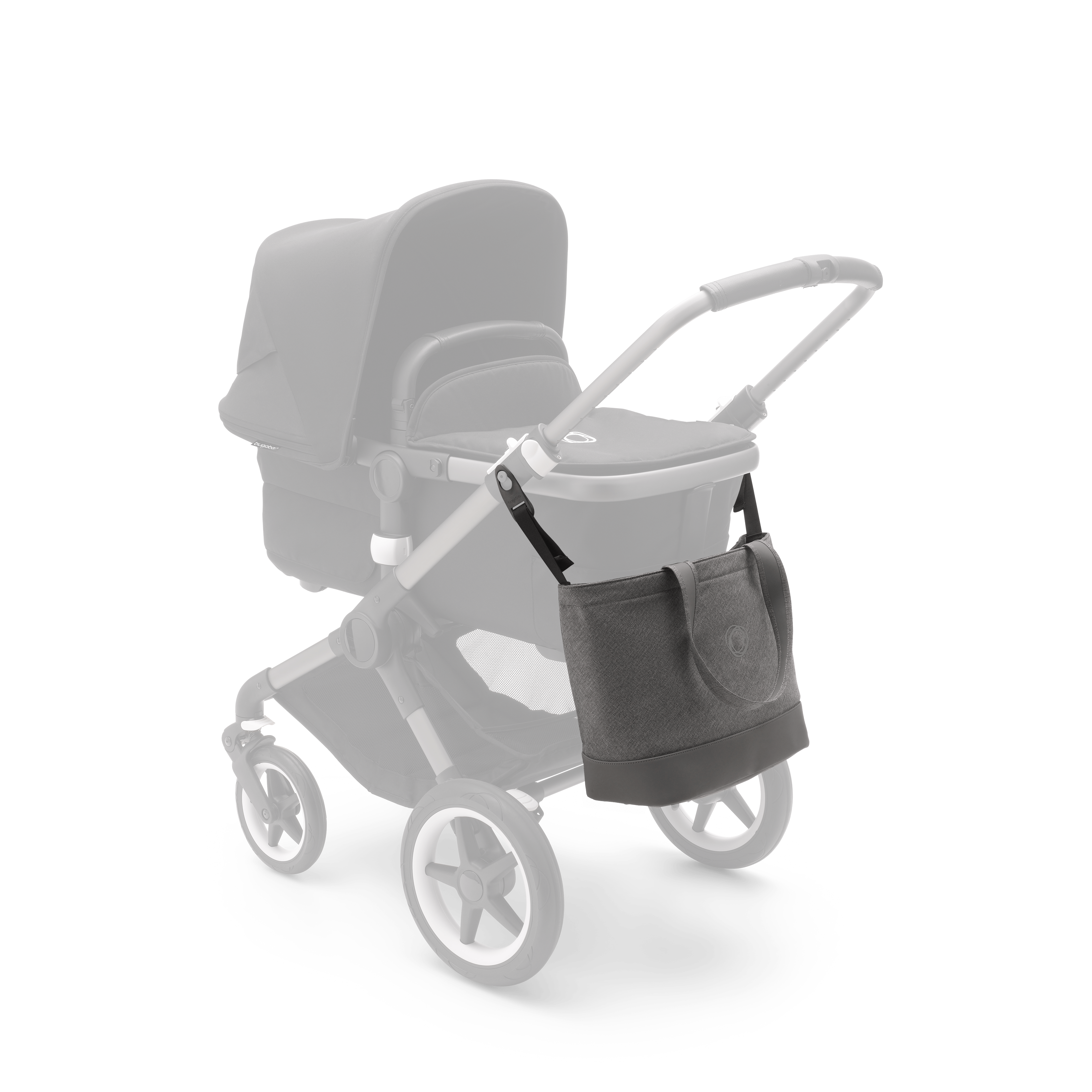 Bugaboo Grey Melange changing bag for pushchair, UK version