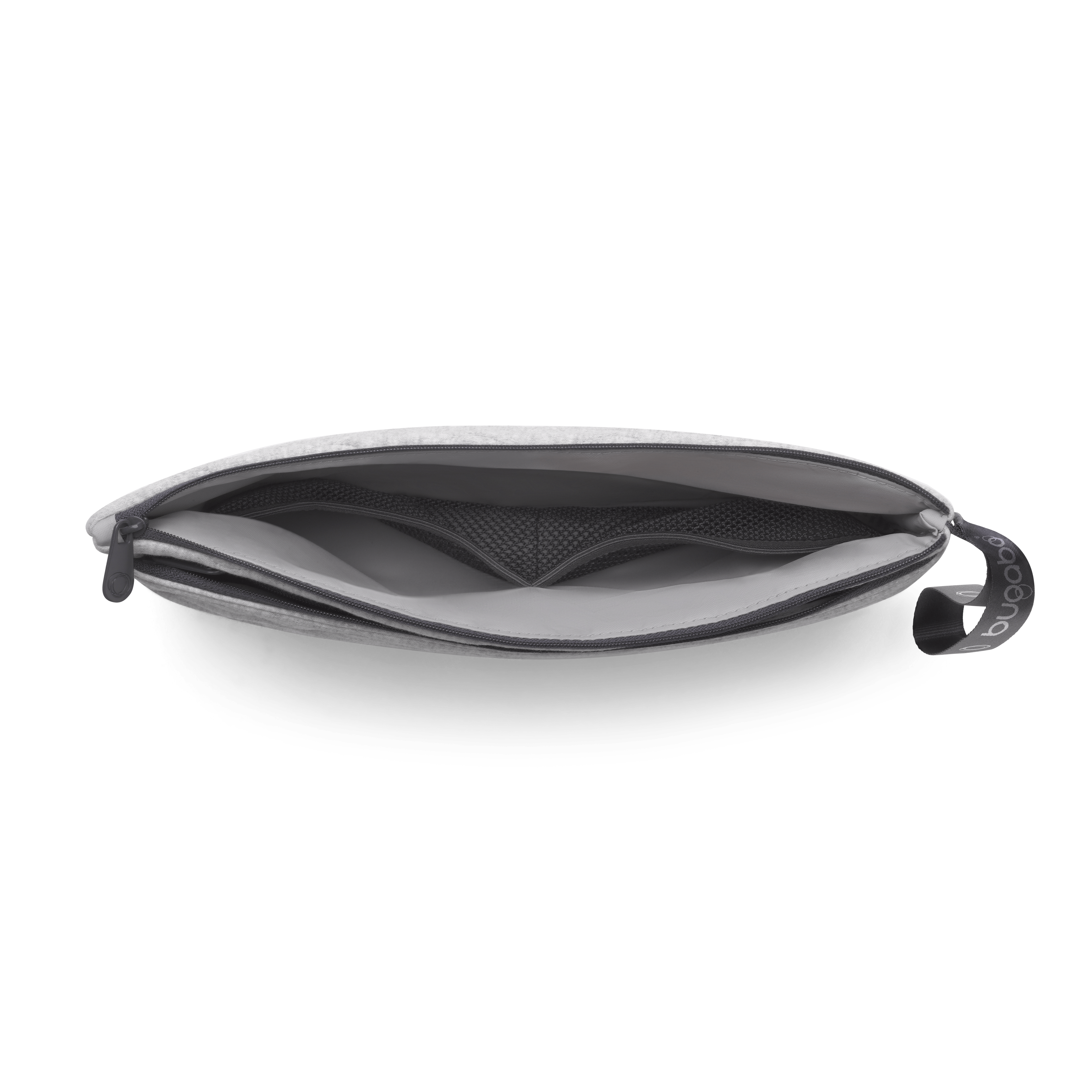Bugaboo changing clutch light grey melange, imported from the UK