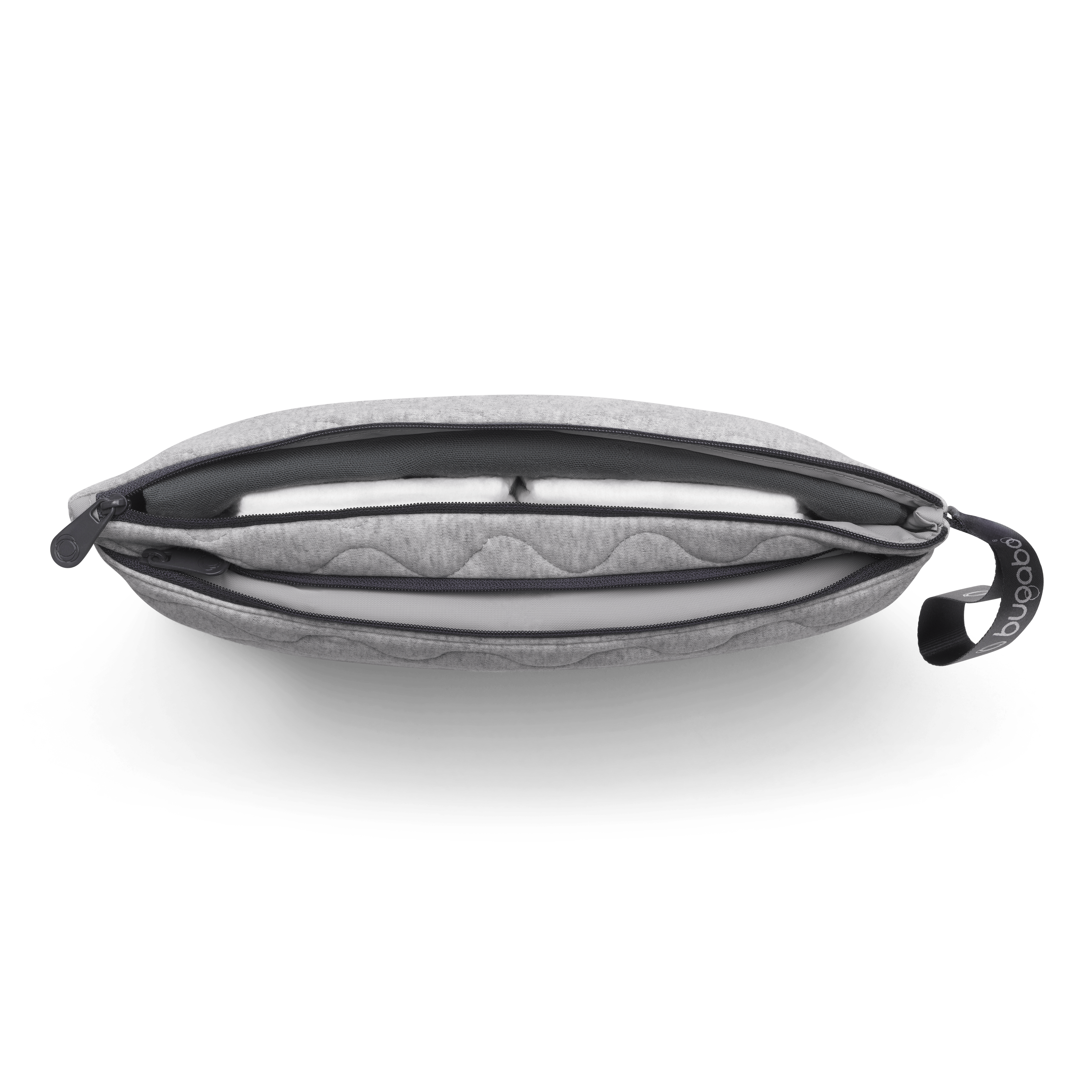 Bugaboo changing clutch light grey melange, imported from the UK