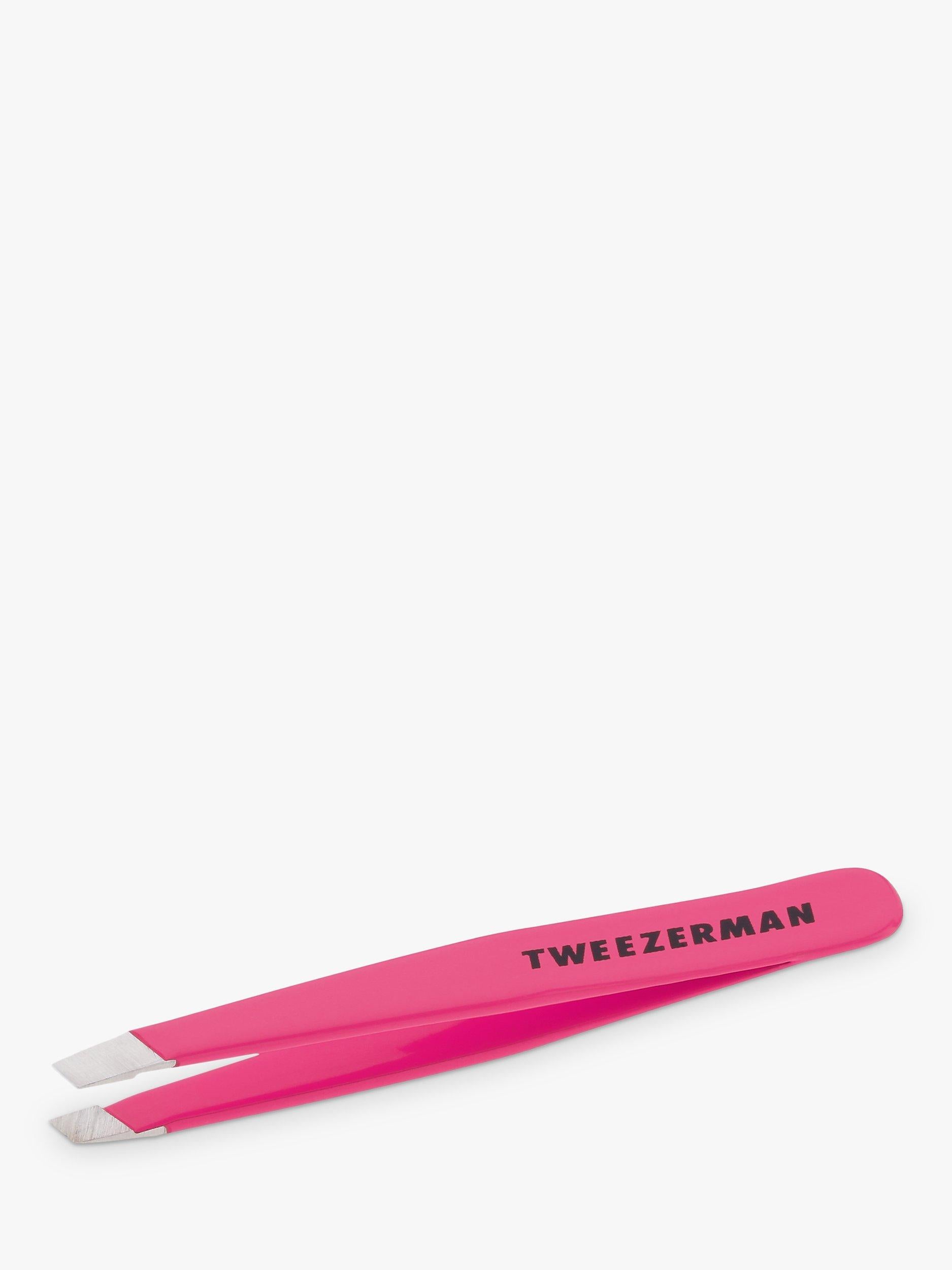Tweezerman mini slant tweezers assorted colours (British brand)