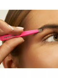 Tweezerman mini slant tweezers assorted colours (British brand)