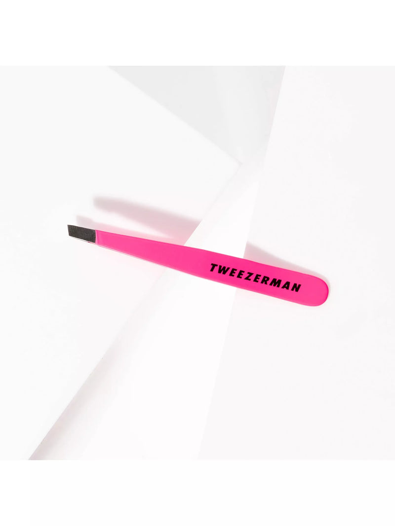 Tweezerman mini slant tweezers assorted colours (British brand)