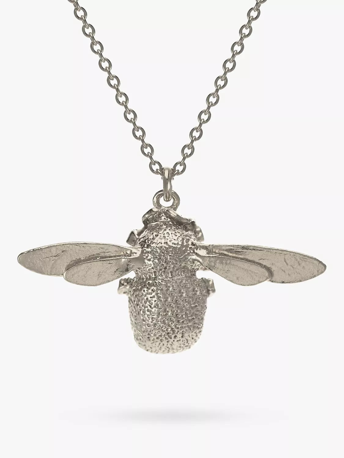 Alex Monroe sterling silver bumble bee pendant necklace (British brand)