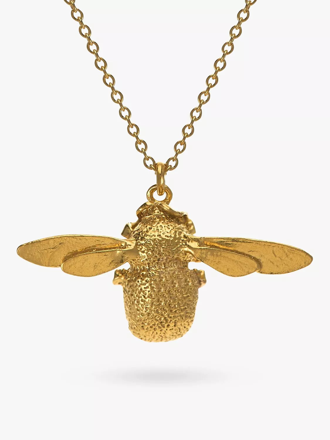 Alex Monroe bumble bee pendant 22ct gold vermeil, imported from the UK