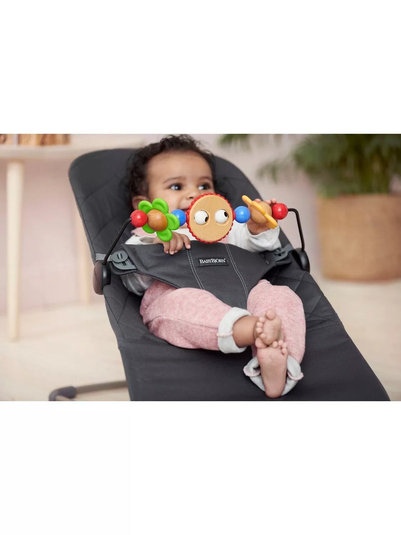 BabyBjörn Googly Eyes wooden spinning toy (British brand)