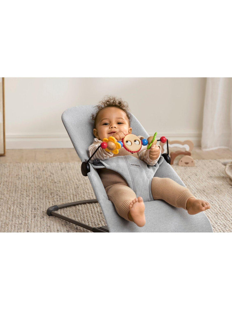 BabyBjörn Googly Eyes wooden spinning toy (British brand)