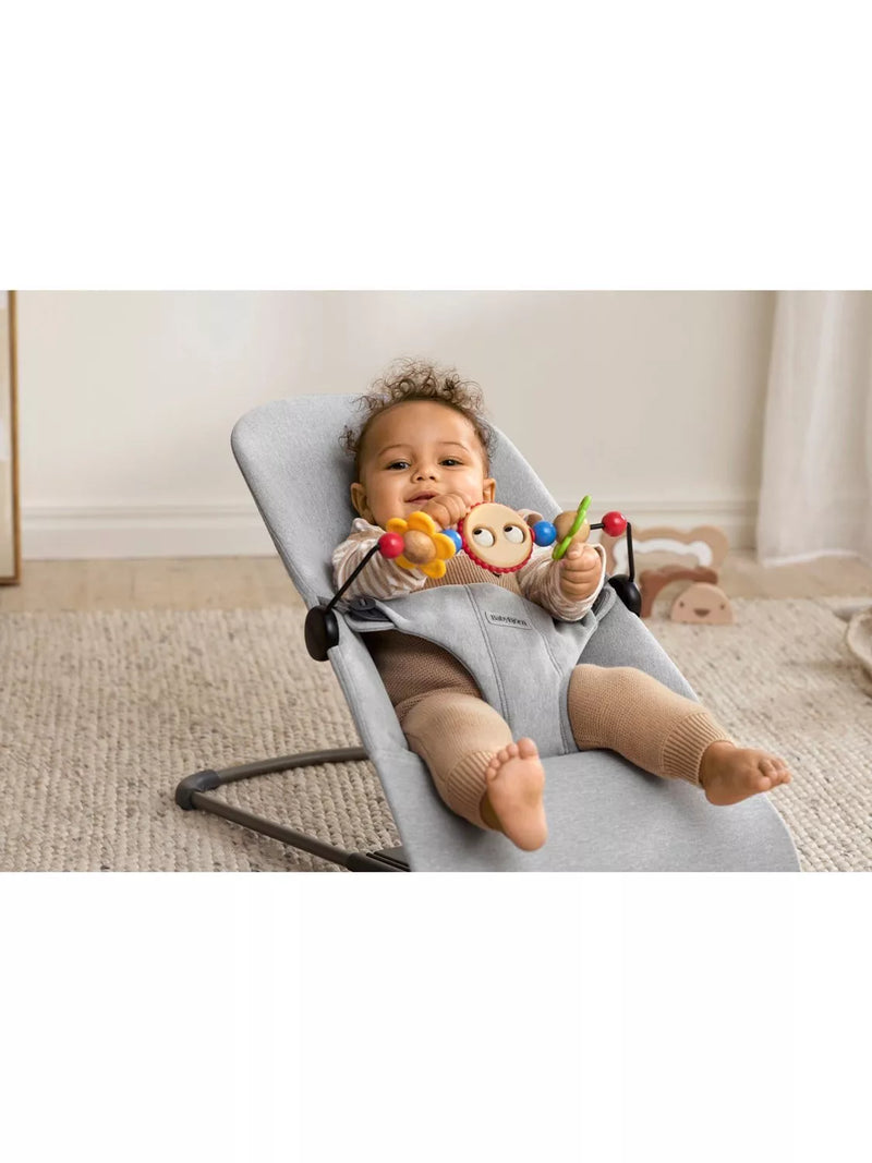 BabyBjörn Googly Eyes wooden spinning toy (British brand)