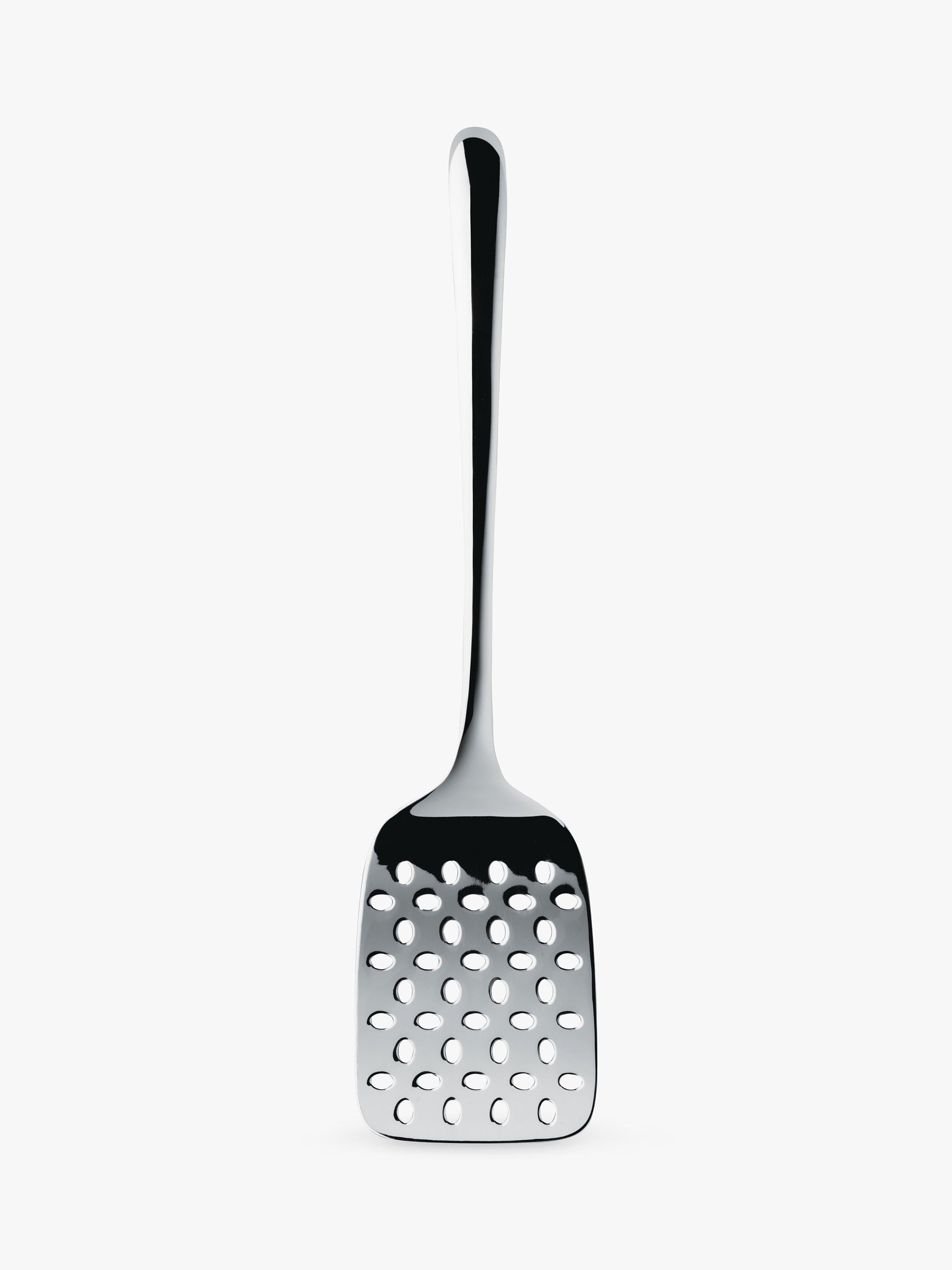 Robert Welch slotted stainless steel turner, imported from the UK