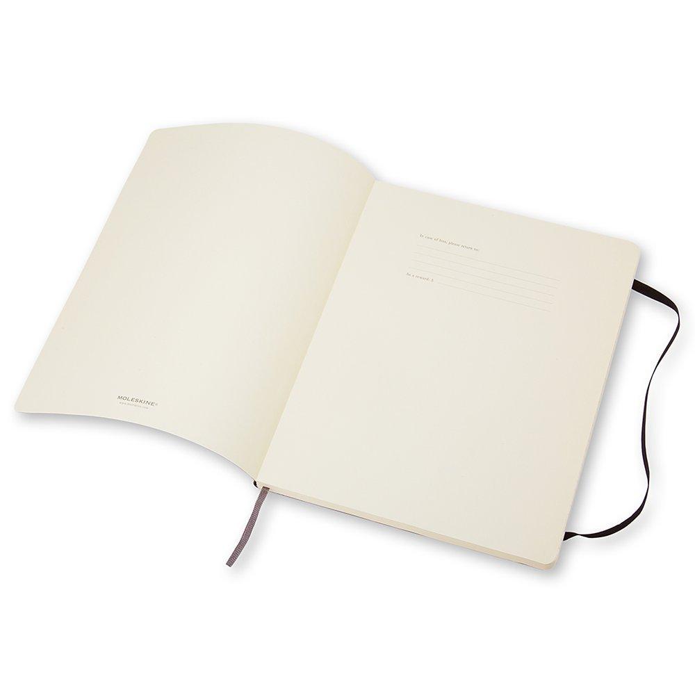 Moleskine extra large soft cover ruled notebook (British brand)