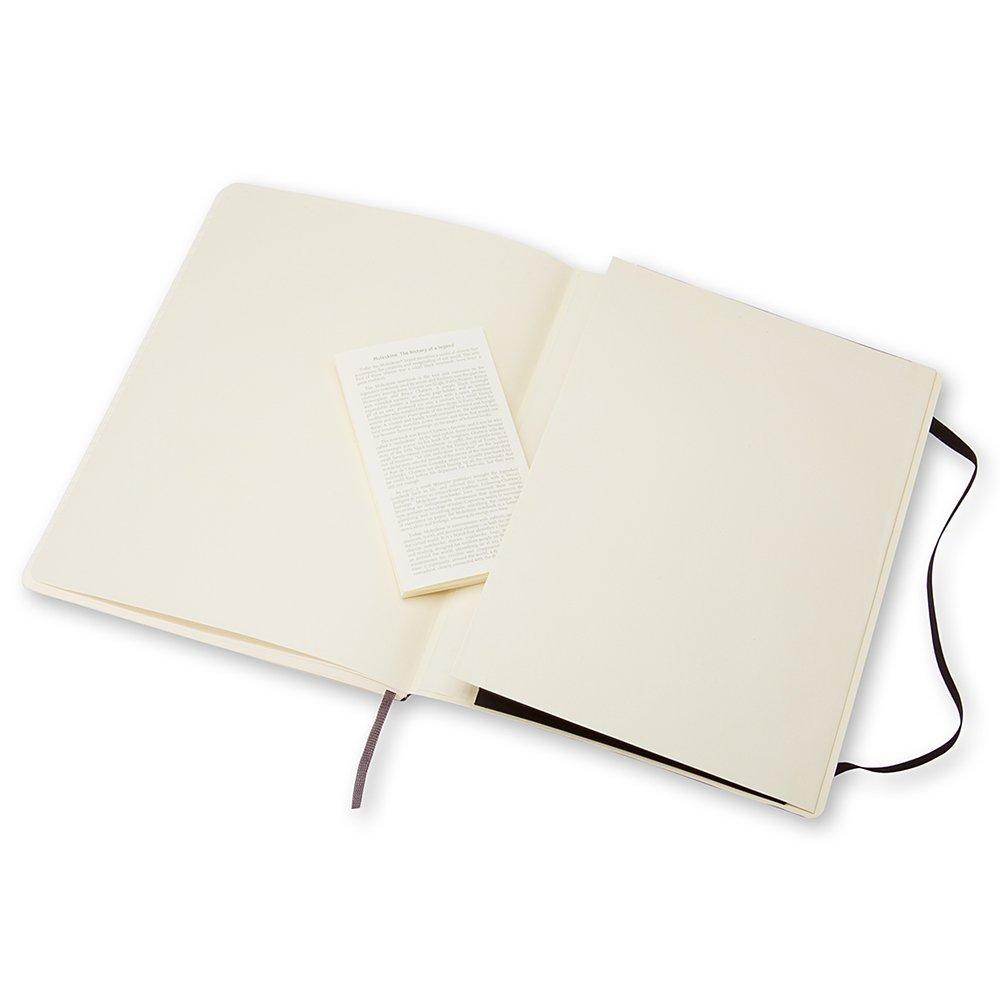 Moleskine extra large soft cover ruled notebook (British brand)