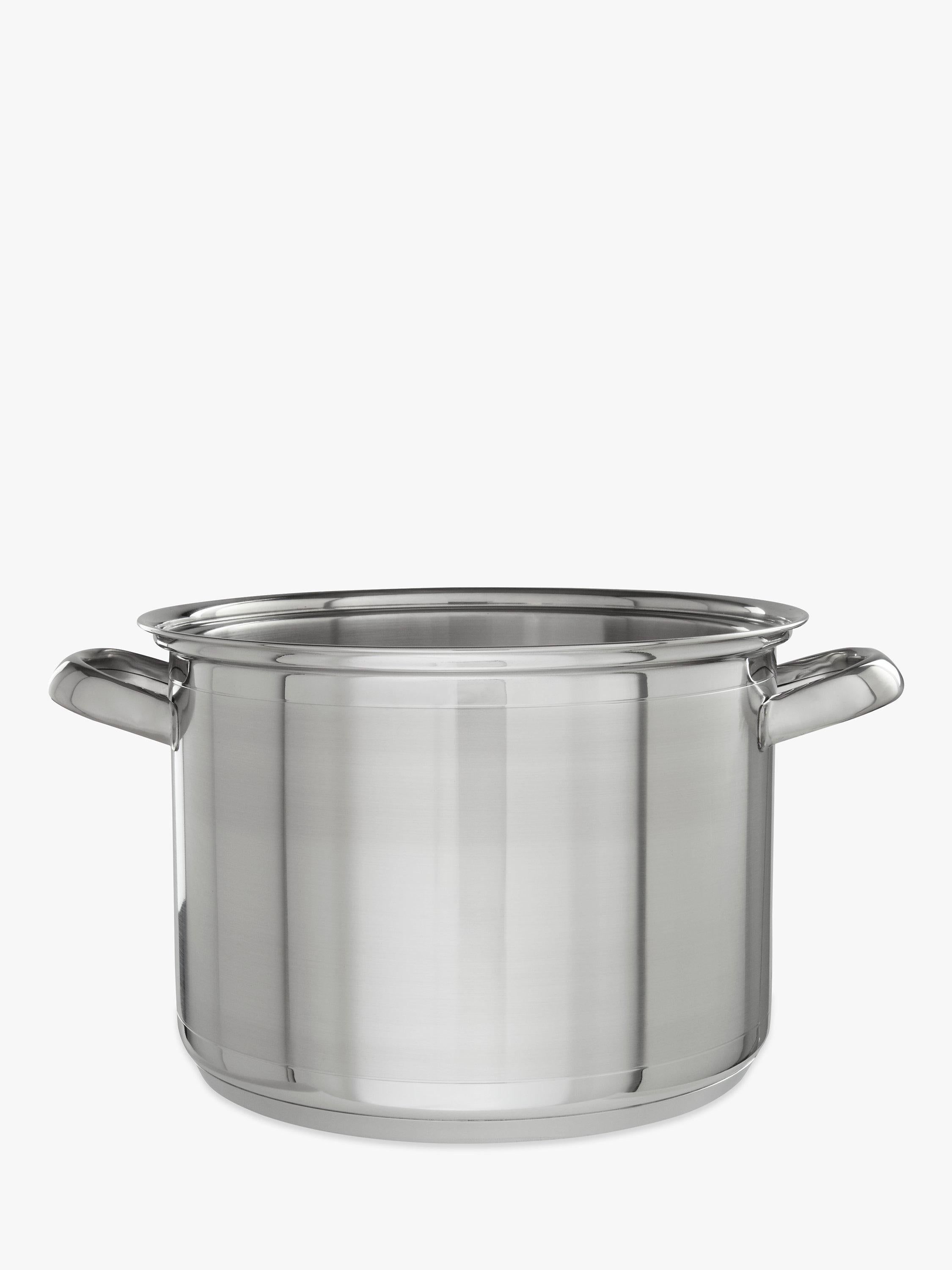 John Lewis stainless steel stockpot 6.5L 24cm, UK version
