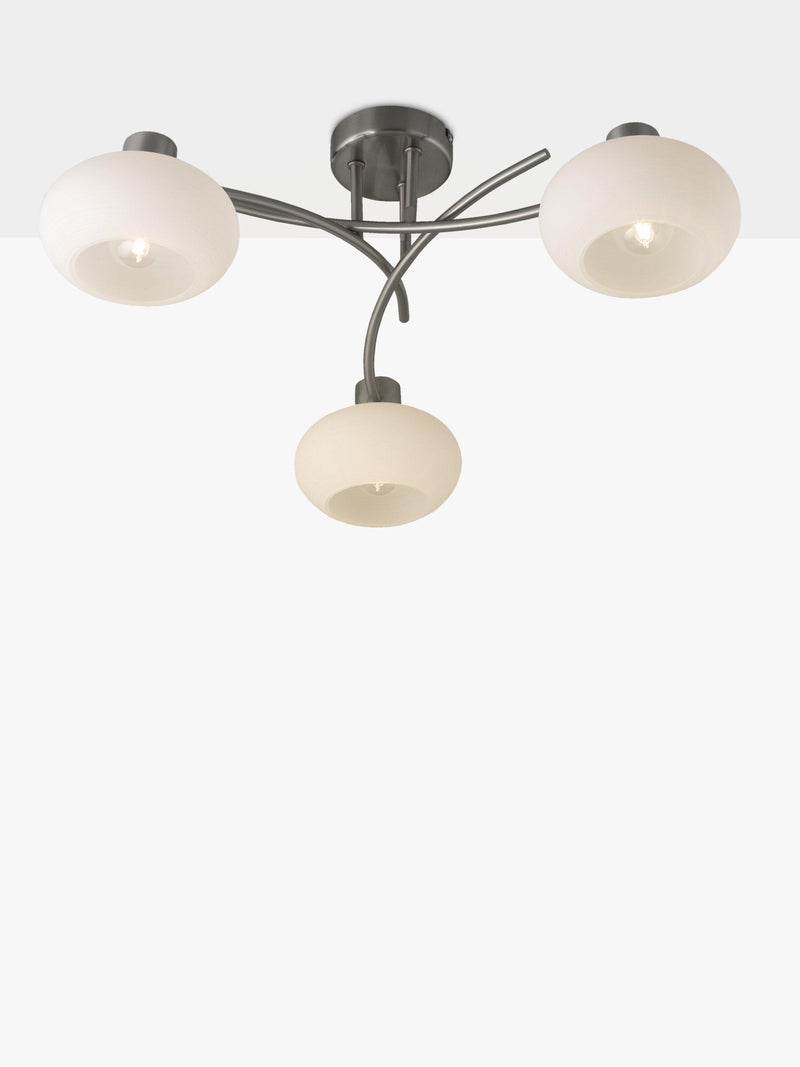 John Lewis Elio 3 Arm Ceiling Light - British product