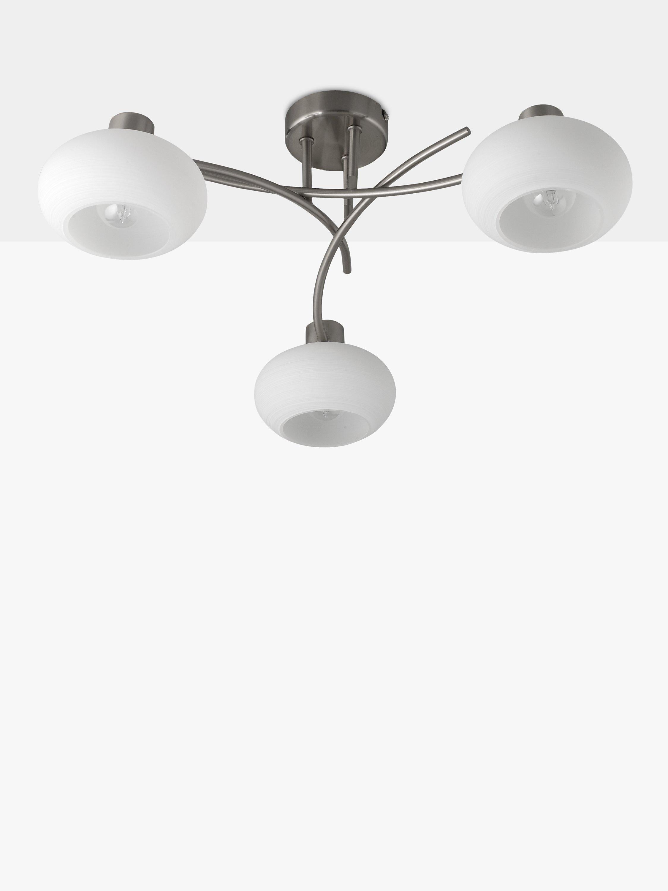 John Lewis Elio 3 Arm Ceiling Light - British product