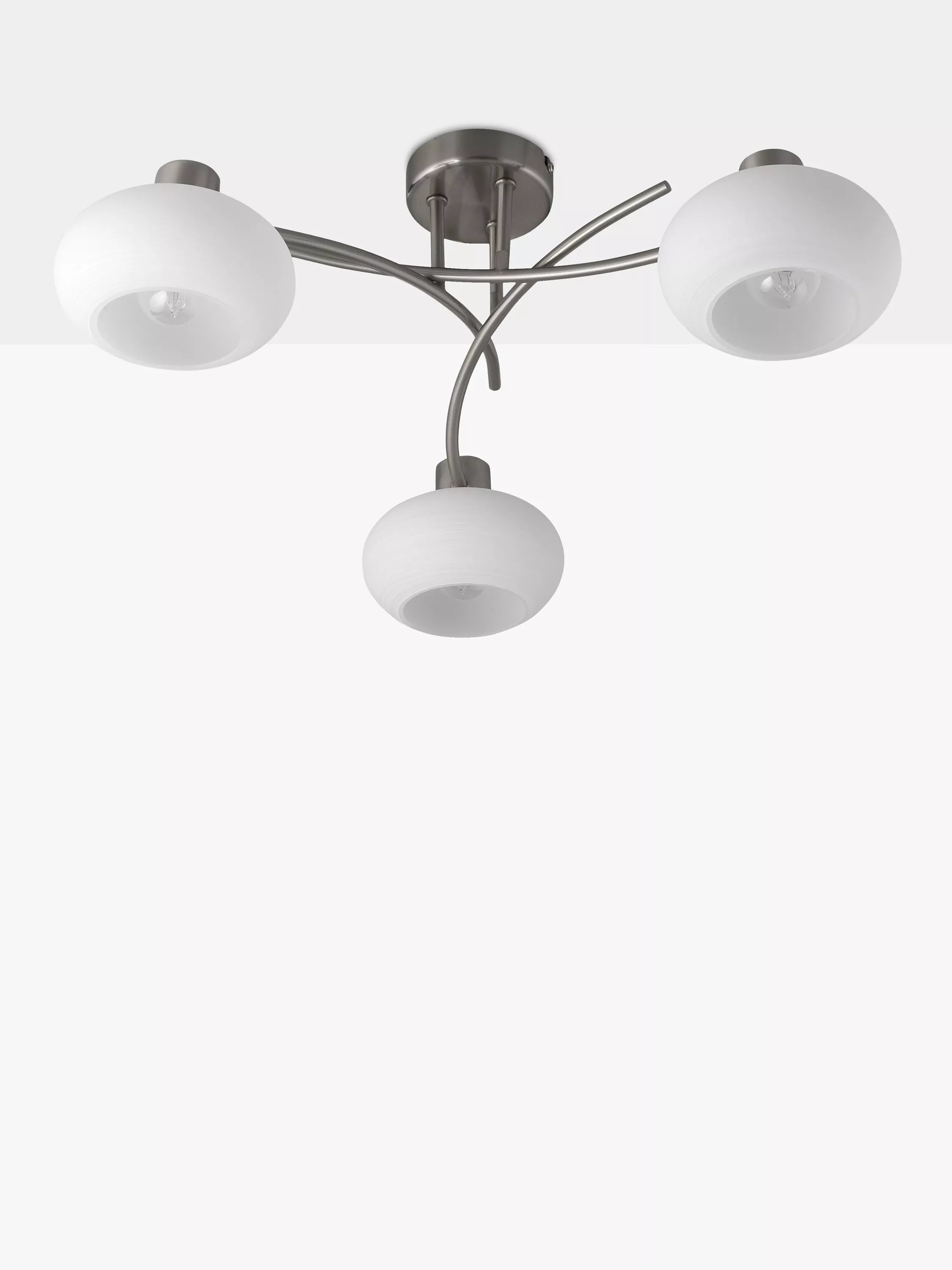 John Lewis Elio 3 Arm Ceiling Light - British product